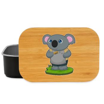 Koala Coiffeur Ciseaux Peigne - Boîte à goûter - noir - Devant