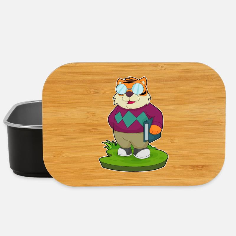 Tiger Rentner Buch - Lunch Box - Schwarz