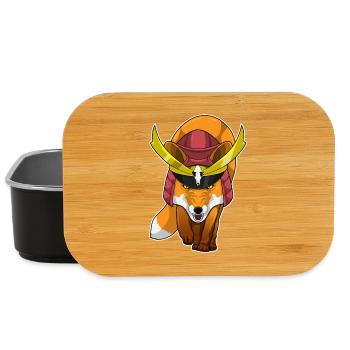 Fuchs Samurai Kampfsport - Lunch Box - Schwarz - Vorne