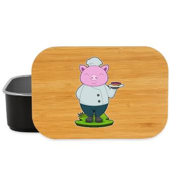 Pork Cook Meat Cooking - Lunch Box - black - Front