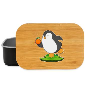 Orange Pingouin - Boîte à goûter - noir - Devant