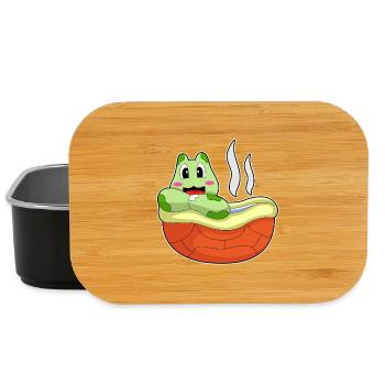 Turtle Bathing Bathtub - Lunch Box - black - Front