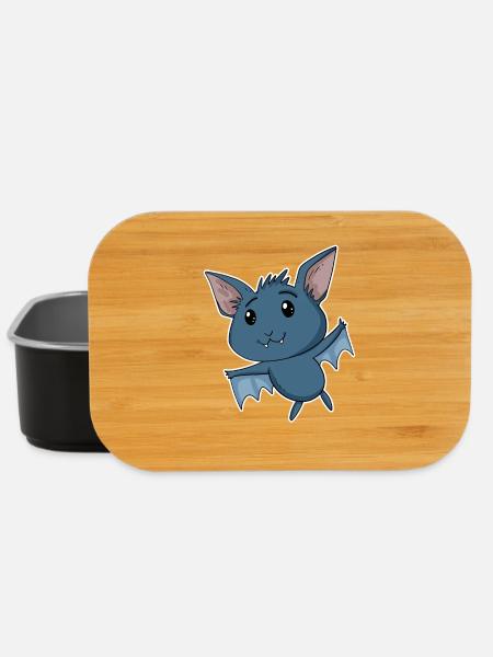 Fledermaus - Lunch Box - Schwarz