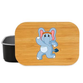 Elephant Jogger Jogging Sport - Boîte à goûter - noir - Devant