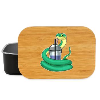 Thé à bulles de serpent - Boîte à goûter - noir - Devant