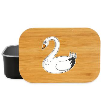 Cygne - Boîte à goûter - noir - Devant