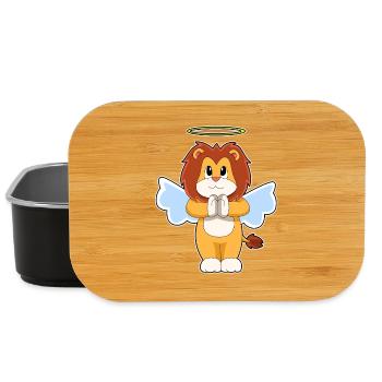 Ailes d’ange lion - Boîte à goûter - noir - Devant