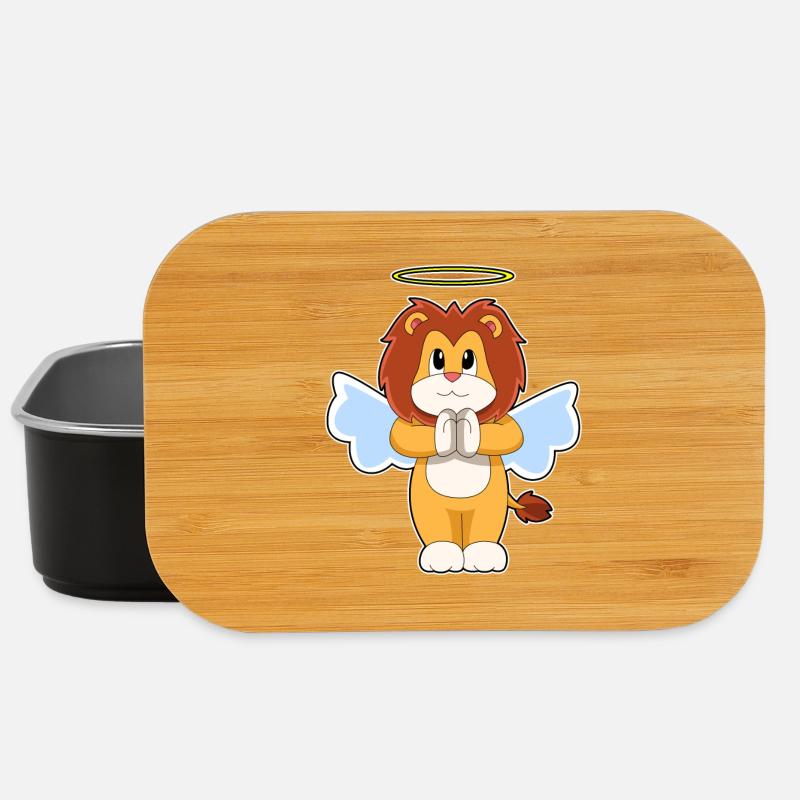 Löwe Engelsflügel - Lunch Box - Schwarz