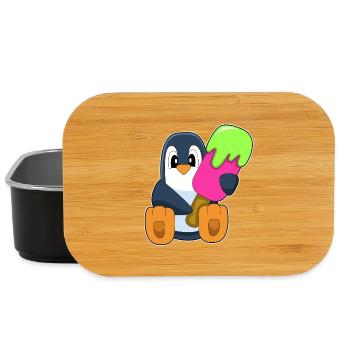 Popsicle pingouin - Boîte à goûter - noir - Devant