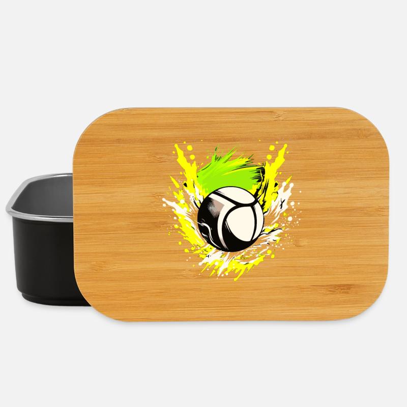 Volleyball Logo - Boîte à goûter - noir