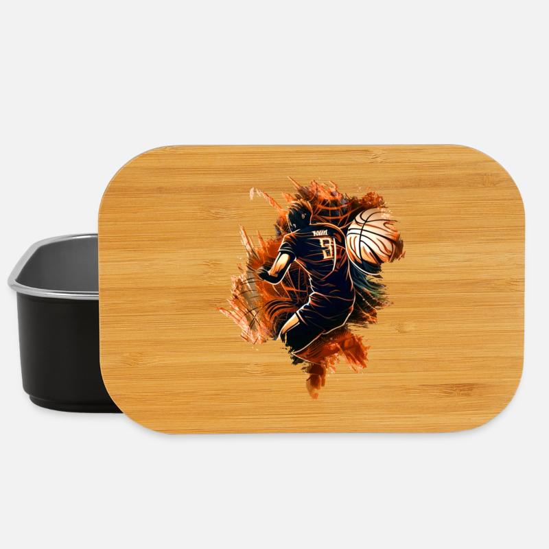 Volleyballer - Lunch Box - Schwarz
