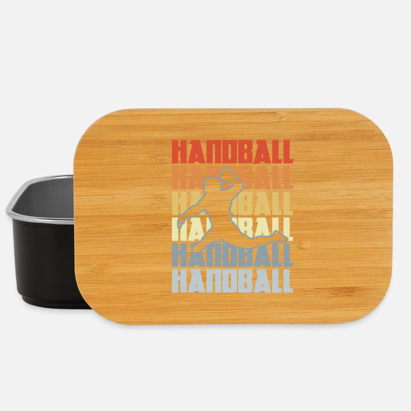 Vintage Handball - Lunch Box - Schwarz