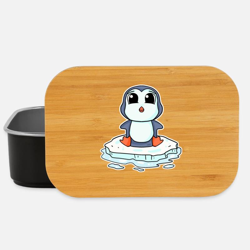 Pinguin Pinguine - Lunch Box - Schwarz