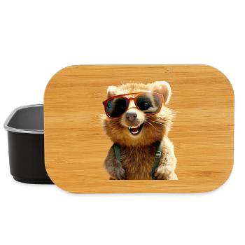 Quokka Be Quokka Happy Australien Lächeln Quokkas - Lunch Box - Schwarz - Vorne