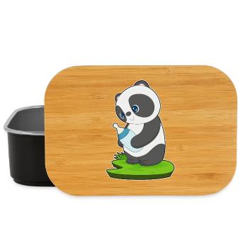 Lait de bébé Panda - Boîte à goûter - noir - Devant