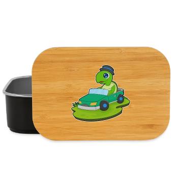 Turtle Car - Lunch Box - black - Front
