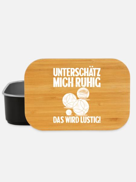Unterschätz mich ruhig das wird lustig Bouler - Lunch Box - Schwarz