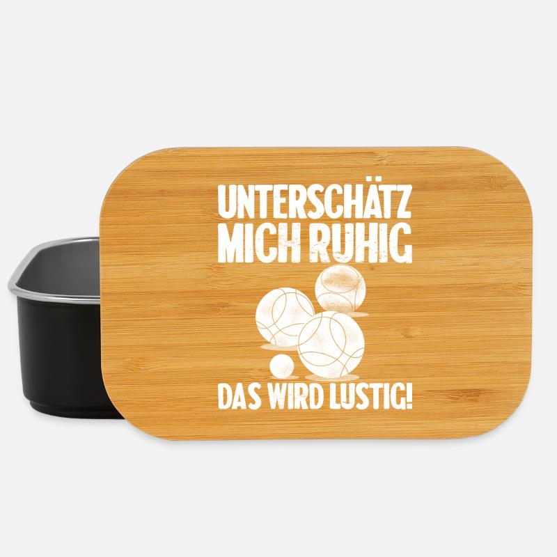 Unterschätz mich ruhig das wird lustig Bouler - Lunch Box - Schwarz