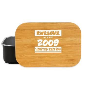 2009 - Vintage 2009 - Fantastic since 2009 - Lunch Box - black - Front