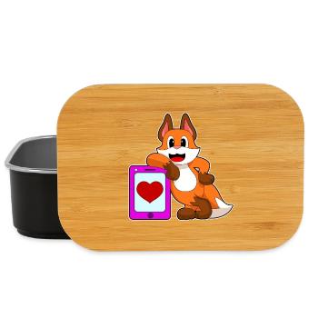 Fuchs Herz - Lunch Box - Schwarz - Vorne