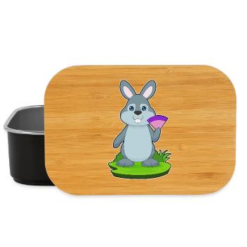 Rabbit hand fan - Lunch Box - black - Front