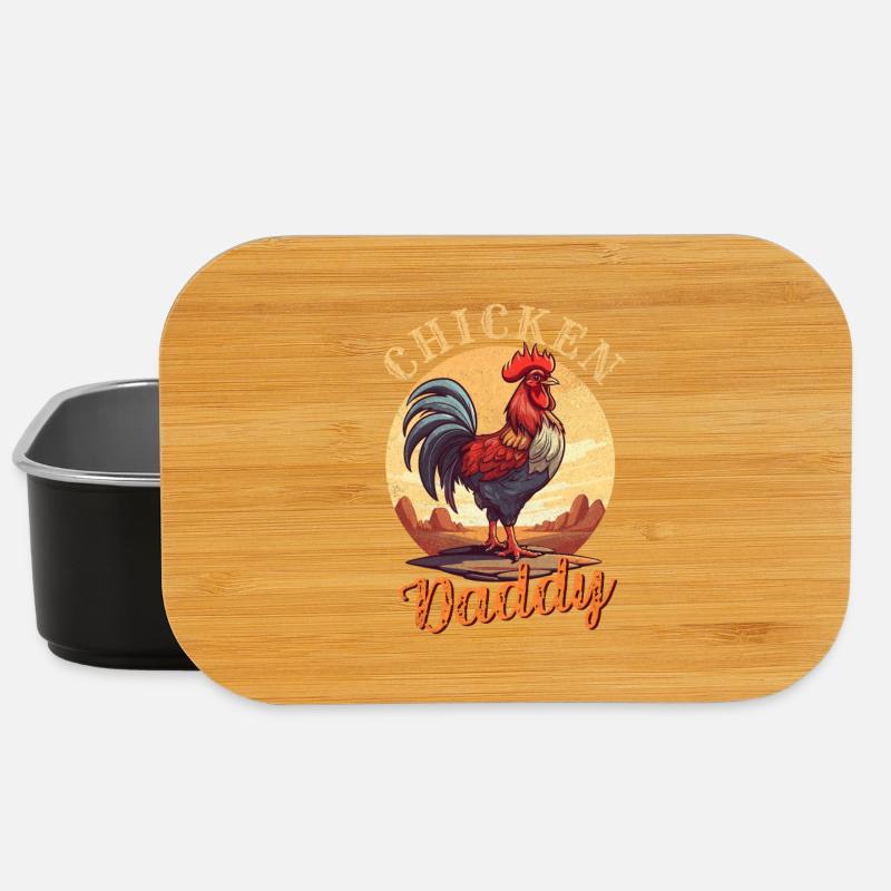 Royal Welsh with Rooster's Head - Lunch Box - black