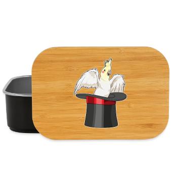 Parrot Wizard Cylinder - Lunch Box - black - Front