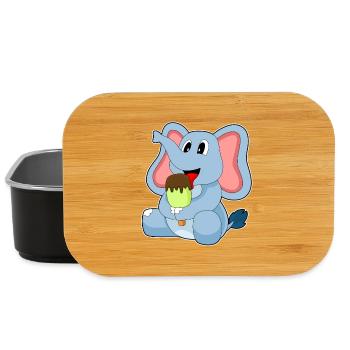 Popsicles d’éléphant - Boîte à goûter - noir - Devant