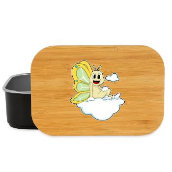 Nuages de papillons - Boîte à goûter - noir - Devant