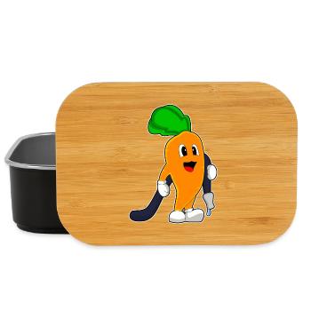 Carrot Firefighter Fire Hose Fire Brigade - Lunch Box - black - Front