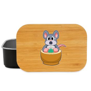 Maus Sekretärin Getränk Büro - Lunch Box - Schwarz - Vorne