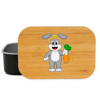 Bunny Farmer Carrot Farm - Lunch Box - black - Front