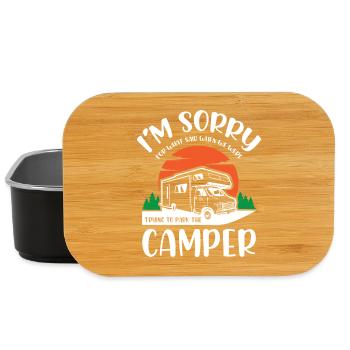 Life Camper Camping - Lunch Box - Schwarz - Vorne