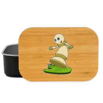 Chess piece pawn chess - Lunch Box - black - Front