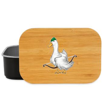 Archer de canard - Boîte à goûter - noir - Devant