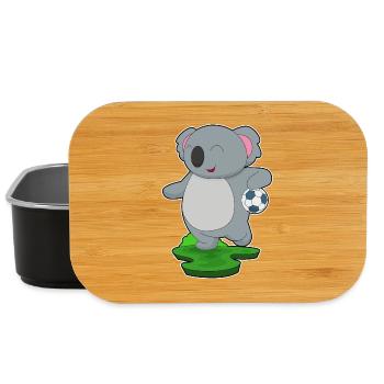 Koala Handball Player Handball - Lunch Box - black - Front