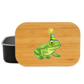 Frosch Geburtstag Partyhut - Lunch Box - Schwarz - Vorne