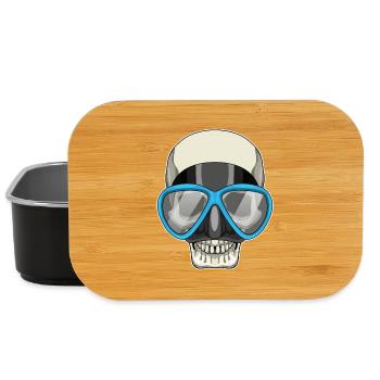 Totenkopf Schwimmen Schwimmbrille Sommer - Lunch Box - Schwarz - Vorne