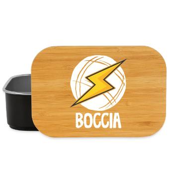 Bocciaspieler Bekleidung mit Boccia Kugeln Boccia - Lunch Box - Schwarz - Vorne