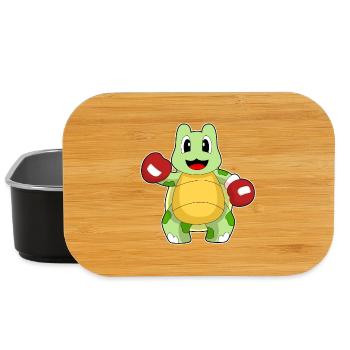 Turtle Boxer Boxing Gloves Boxing - Lunch Box - black - Front