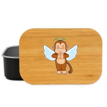Ailes d’ange singe - Boîte à goûter - noir - Devant