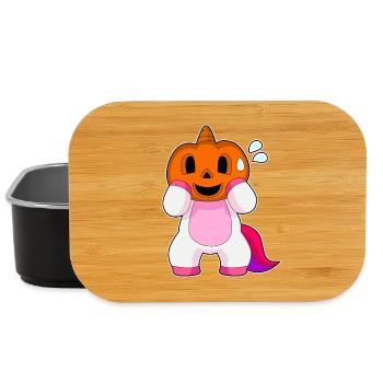 Einhorn Halloween Kübis - Lunch Box - Schwarz - Vorne