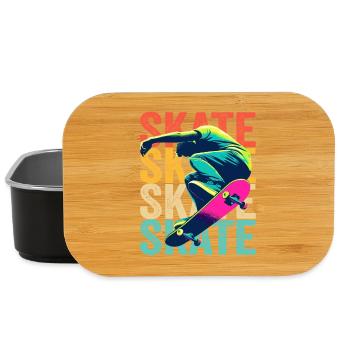 Skateboarding Schlittschuh - Lunch Box - Schwarz - Vorne