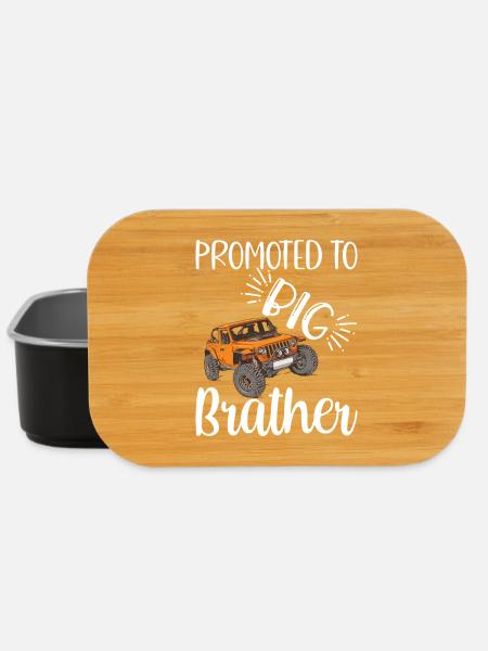 grand frère, Promu grand frère Cadeau - Boîte à goûter - noir