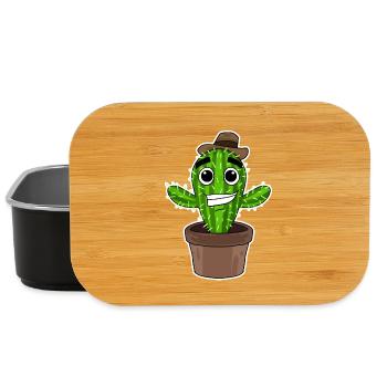 Cactus Cowboy - Boîte à goûter - noir - Devant