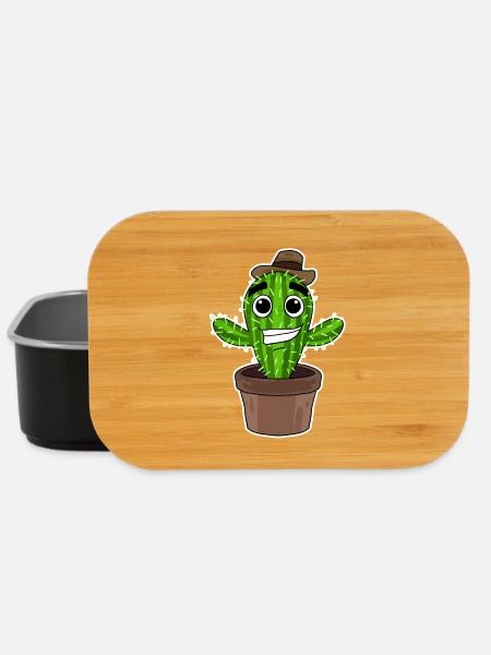 Kaktus Cowboy - Lunch Box - Schwarz