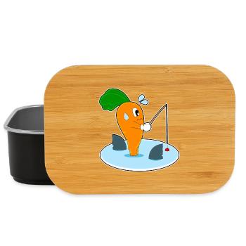 Pêche à la canne à pêche Carrot Angler - Boîte à goûter - noir - Devant