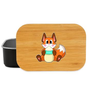 Fuchs Babyflasche Milch - Lunch Box - Schwarz - Vorne