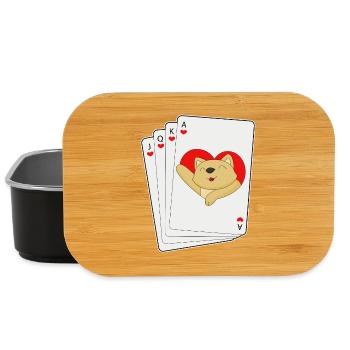 Katze Poker Pokerkarten - Lunch Box - Schwarz - Vorne