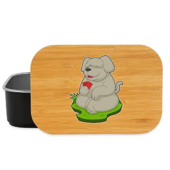 Hund Poker Pokerkarten - Lunch Box - Schwarz - Vorne